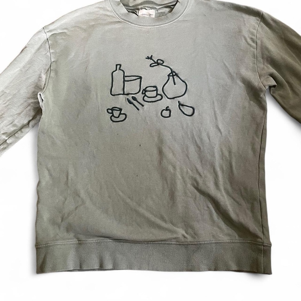 Paloma Wool Crewneck Sweatshirt with Embroidered Design